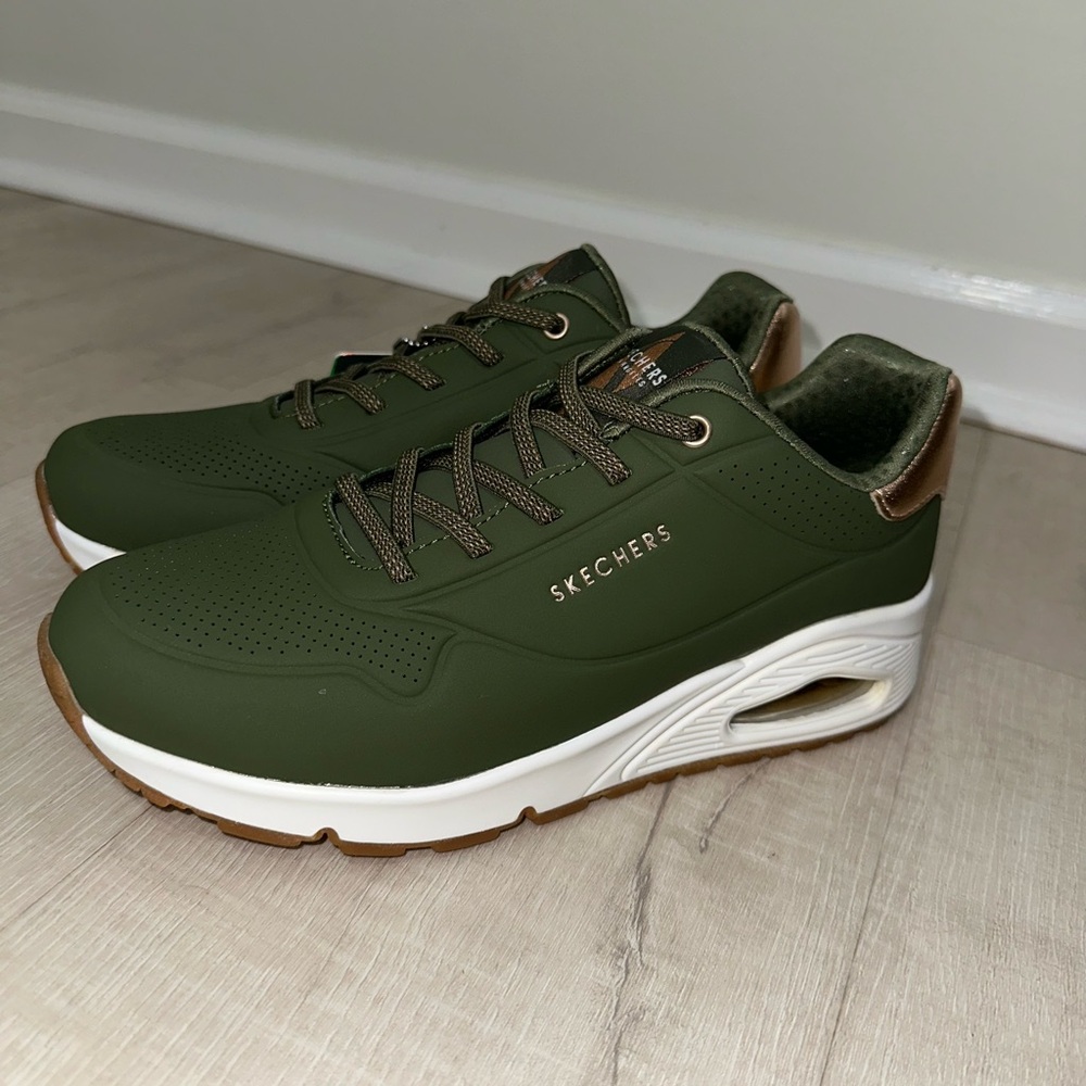 Skechers Women's Olive Green Sneakers